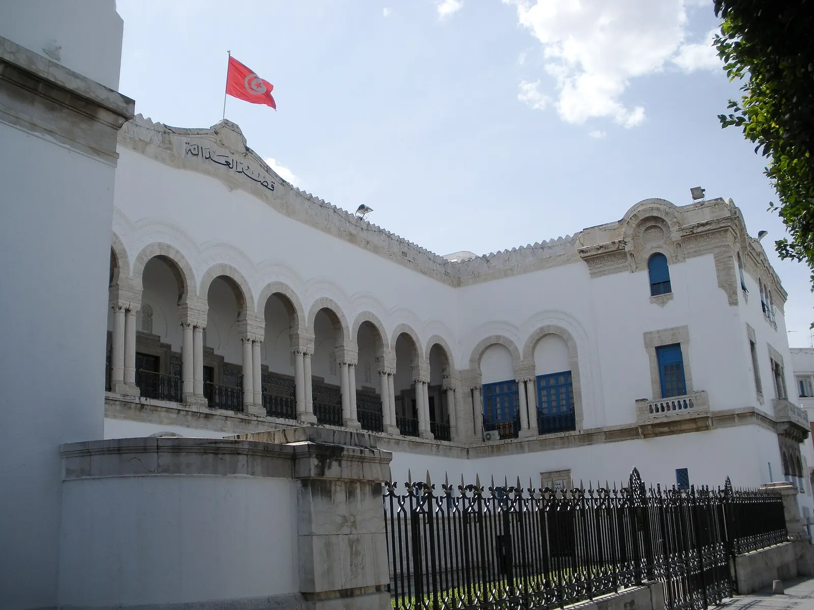 Le palais de justice de Tunis